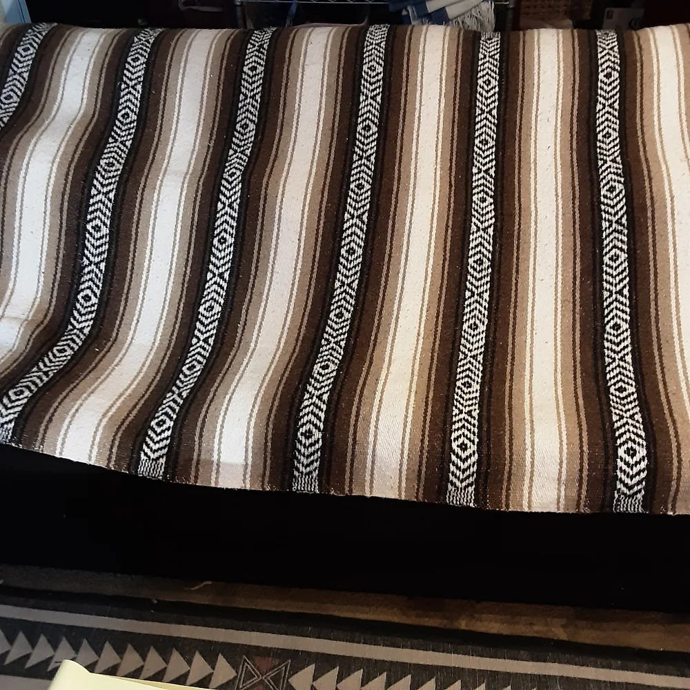 Mexican serape blanket - Picture 4 of 6